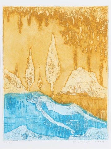 Jan Montyn (1924-2015) - Rivier, Antiek en Kunst