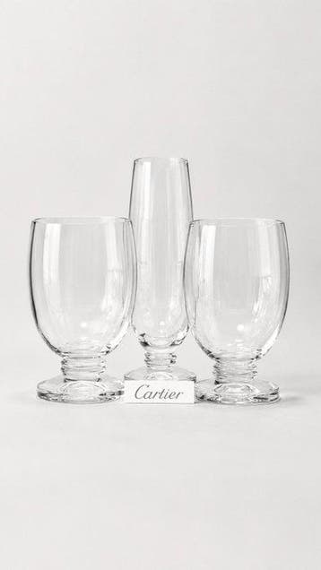 Cartier - Drinkservies (36) - Het Venetiaanse huis - Kristal