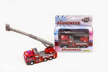 Brandweer Die-Cast ladderwagen spee van €9,99 voor €5,00, Ophalen of Verzenden, Nieuw