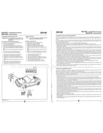 1999 MASERATI 3200GT WERKPLAATSHANDBOEK MOTOR
