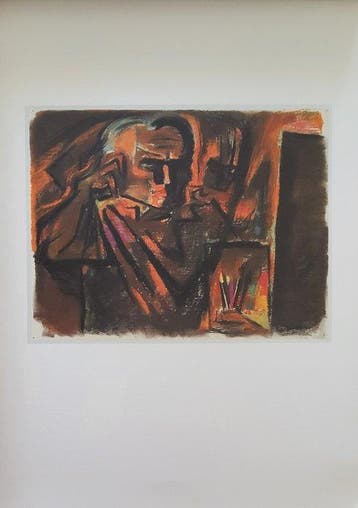 André Masson (1896-1987), after - Autoportrait au chevalet -