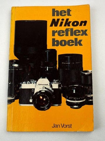 Het Nikon-reflexboek Jan Vorst a book about Nikon cameras, Nieuw