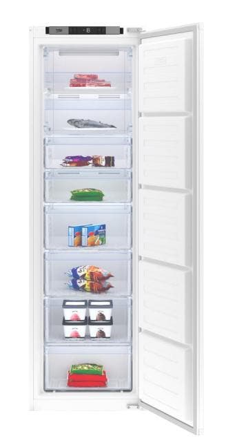 Beko BFNA247E40SN diepvriezer Vrieskast Ingebouwd 220, Ophalen of Verzenden, Nieuw, 160 cm of meer