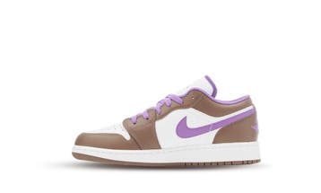 Jordan 1 Low Purple Mocha (GS), Kleding | Heren, Nieuw