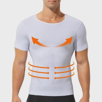 Herenshirt met Compressie en Buikcorrectie - Naadloos Slimmi, Verzenden, Nieuw