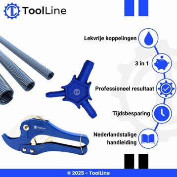 ToolLine | Meerlagenbuis | montage set | Perstang, Doe-het-zelf en Verbouw, Gereedschap | Handgereedschap, Verzenden, Nieuw