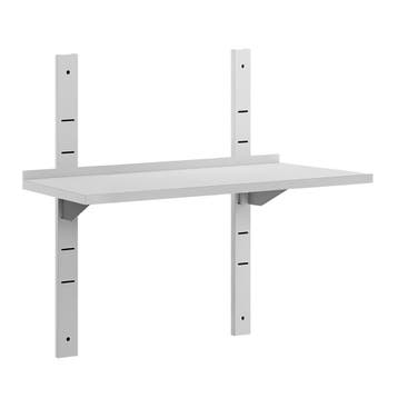GGM Gastro | RVS wandplank ECO - 800x400mm | WBK84#ECO |, Verzenden, Nieuw in verpakking, RVS Meubilair