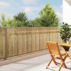 vidaXL Bamboehek Naturel 600 x 125 cm Bamboe, Verzenden, Nieuw, Hout