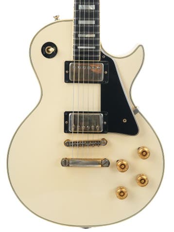 Gibson Les Paul Custom Alpine White Refin 1976 (Instrument), Ophalen of Verzenden, Zo goed als nieuw, Solid body, Gibson