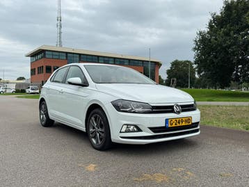 Volkswagen Polo 1.0 MPI 80pk 2019 Wit, Auto's, Stof, Gebruikt, Met garantie (alle), Wit