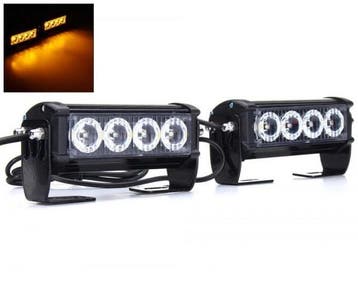 LED Strobe/Flash Zwaailicht Opbouw Oranje - Profi, Ophalen of Verzenden, Nieuw