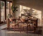 Japandi massief houten eettafel | 193 x 99 x 76 cm, Japandi, Nieuw, Vijf personen of meer, 150 tot 200 cm