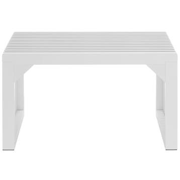 Hocker/zitbank Ribb, lamellenlook, belastbaar tot 350 kg, Verzenden, Nieuw