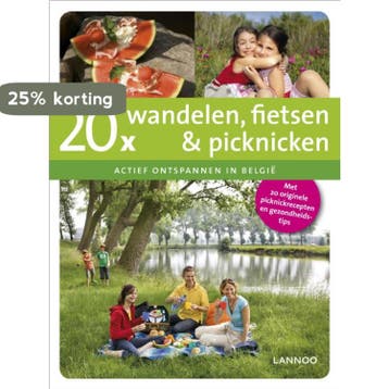 20 x wandelen, fietsen & picknicken 9789020995268, Verzenden, Zo goed als nieuw, Robert Declerck