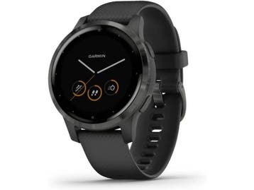 Garmin Vivoactive 4s 40 mm zwart met een zwarte siliconen, Verzenden, Nieuw, Garmin
