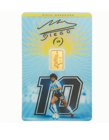 Zwitserland. Gold Bar 2026 – PAMP – Diego Maradona – 1 g