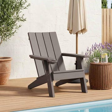 vidaXL Tuinstoel Adirondack 75x88,5x89,5 cm polypropeen, Verzenden, Nieuw