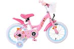 Disney Princess Kinderfiets - Meisjes - 14 inch - Roze, Fietsen en Brommers, Fietsen | Kinderfietsjes, Overige merken, Zijwieltjes