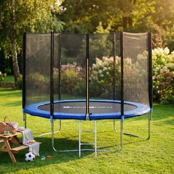Trampoline 244cm | Veiligheidsnet | Nieuw | OP=OP, Kinderen en Baby's, Speelgoed | Buiten | Trampolines, Ophalen of Verzenden