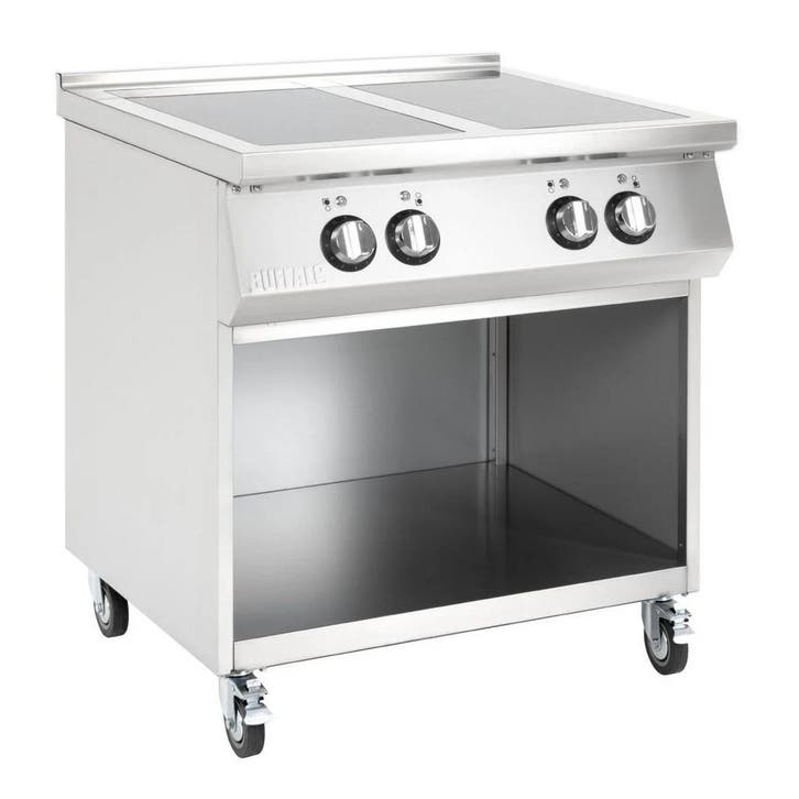 Vrijstaande inductiekookplaat 4x 3,5 kW 400V Buffalo, Zakelijke goederen, Horeca | Keukenapparatuur, Verzenden