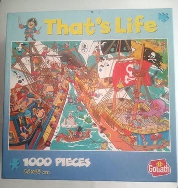 That's Life Puzzel - Piraten - Puzzel 1000 stukjes, Verzenden, Nieuw