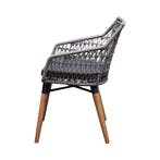 Ribe dining tuinstoel rope teak poten, Tuin en Terras, Ophalen of Verzenden, Nieuw