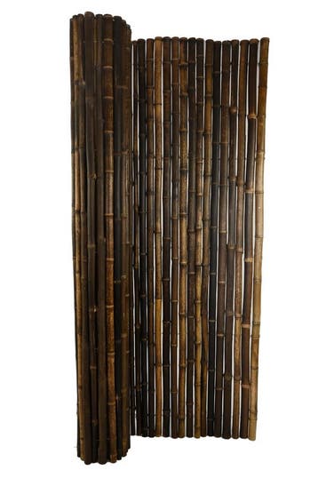 Zwarte bamboemat 25-35mm 180 x 180 cm, Verzenden, Nieuw
