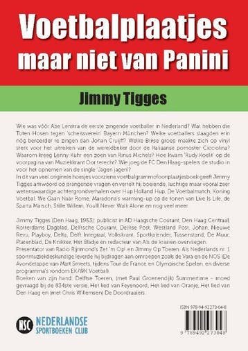 Voetbalplaatjes maar niet van Panini 9789492273048, Verzenden, Zo goed als nieuw, Jimmy Tigges