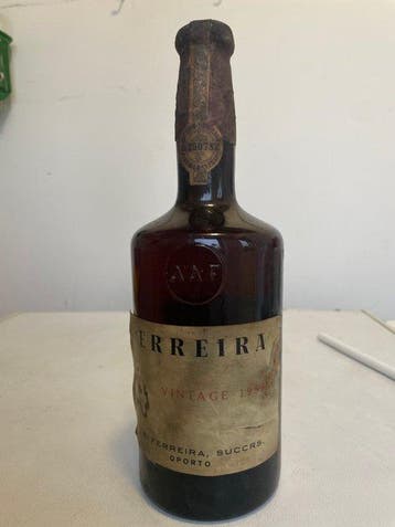 1958 Ferreira - Vintage Port - Douro - 1 Fles (0,75 liter), Verzamelen, Wijnen, Nieuw