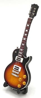Baby miniatuur replica Gibson Les Paul gitaar 15cm Slash GNR, Ophalen of Verzenden, Nieuw, Pop, Beeldje of Miniatuur