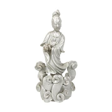 Blanc de Chine - Chinees porseleinen beeldje - Kwan Yin -, Antiek en Kunst