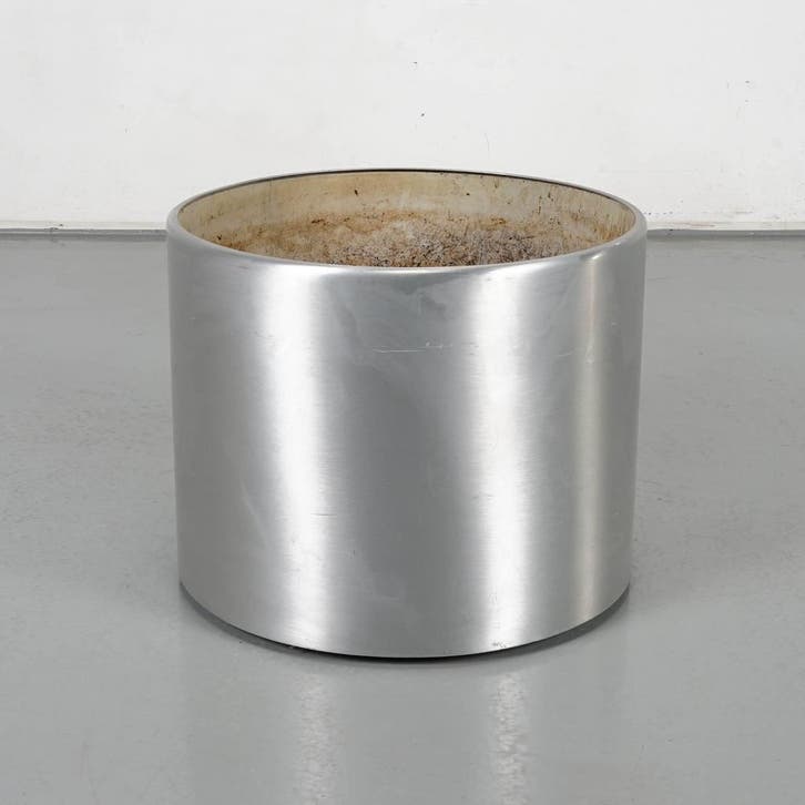 Verrijdbaar plantenbak Officenow - Aluminium - 41 x 50 cm ø, Huis en Inrichting, Kamerplanten, Ophalen of Verzenden