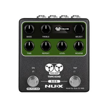 NUX NDD-7 effect pedaal delay met tap tempo en spring reverb, Ophalen of Verzenden, Nieuw