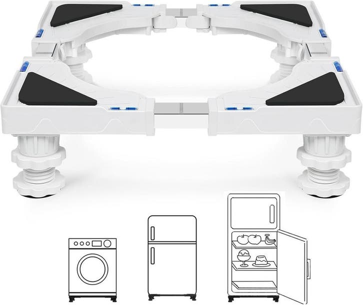 Was Machine Onderstel | Verstelbaar | 33% Korting, Witgoed en Apparatuur, Afzuigkappen, Inbouw, Recirculatie, Nieuw, Eilandschouwkap