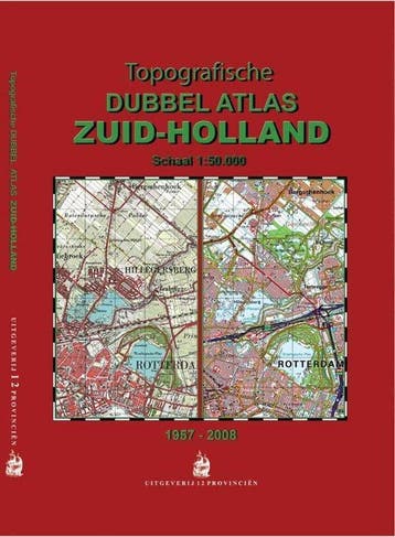 Topografische Dubbel Atlas Zuid - Kuiper, Verzenden, Gelezen