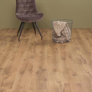 UITVERKOOP | Middenbruin klik-PVC vloer v.a. €7,98 per m², 75 m² of meer, Nieuw, Klik-PVC, Blauw