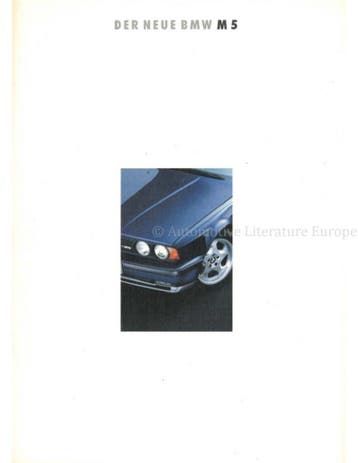 1992 BMW M5 BROCHURE DUITS, Boeken, Nieuw, BMW, Author