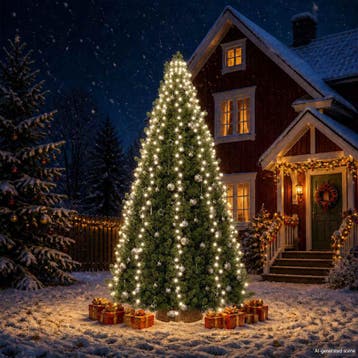 vidaXL Kerstboomverlichting met 500 LEDs koudwit, Verzenden, Nieuw, Kunststof