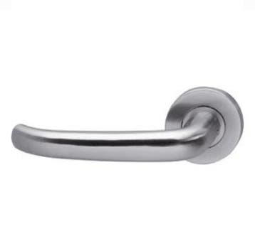 Intersteel enkele deurklink links Sabel op rond rozet rvs, Verzenden, Nieuw