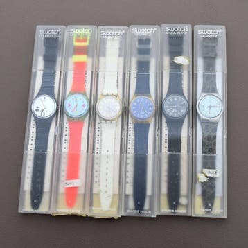 Swatch - N.6 RARI SWATCH DA COLLEZIONE 1991 NUOVI E MAI, Nieuw