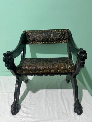 Fauteuil - Walnoot - Fauteuil jamuga