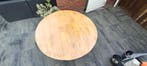 Nieuwe tafel rond 120cm mangohout met metalen onderstel #15, Huis en Inrichting, Tafels | Eettafels, Ophalen, 100 tot 150 cm, Nieuw