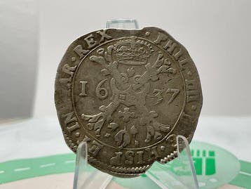 Spaanse Nederlanden. Felipe IV. Patagon Brabante 1637,