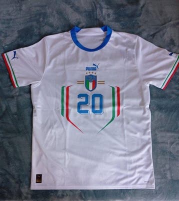 Italy - Gnonto - 2022 - Voetbalshirt, Nieuw