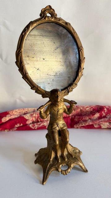 Tafelspiegel- Exclusief “ Psyché “ Franse Miroir -