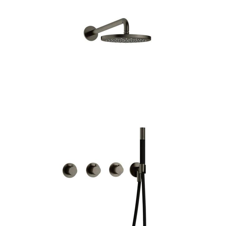 Hotbath Cobber - Inbouw Regendoucheset - Verouderd Ijzer - 2, Doe-het-zelf en Verbouw, Sanitair, Ophalen of Verzenden