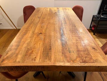 Eettafel - Hout, Metaal, Nieuw