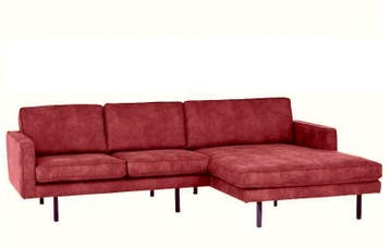 Loungebank Julianadorp - loungebanken - Rood, Nieuw, Leer
