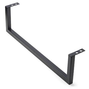Handdoekrek | Differnz (50 x 14 cm, RVS, Zwart), Verzenden, Nieuw