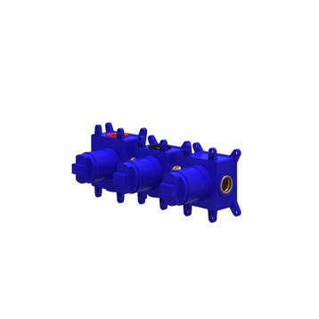 Inbouwbox IVY tbv Inbouw Thermostaat Met 2 Stopkranen, Ophalen of Verzenden, Nieuw, Kraan